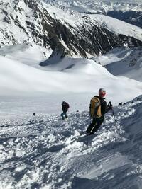 Début de descente pour Emma Début de descente pour Emma